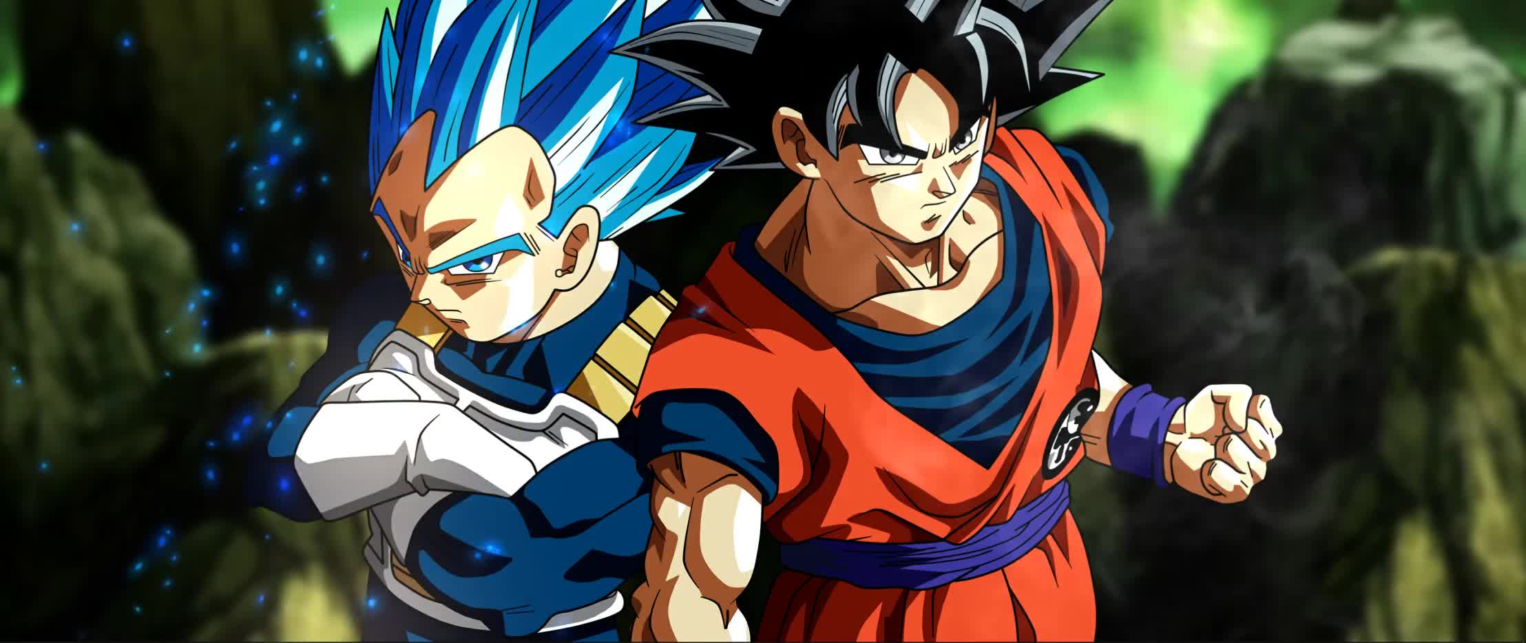 Dbs Ultra Blue Vegeta And Ultra Goku Live Wallpaper - Free Download