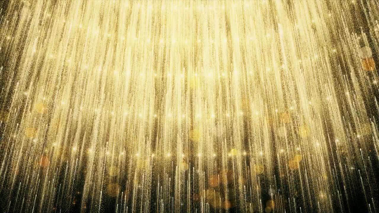 Stock Video Gold Glitter Lights Rising Awards Concept Live Wallpaper For PC - Free Download