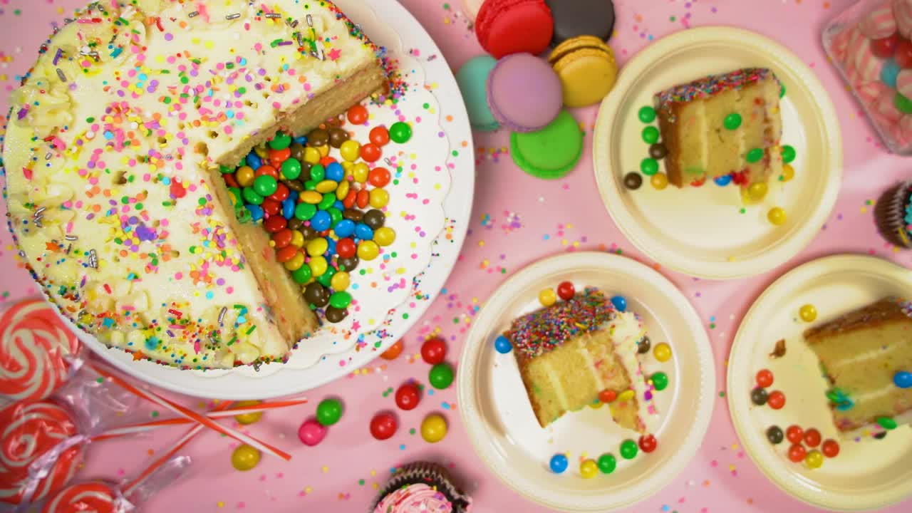 Stock Video People Taking A Cake From The Birthday Table Live Wallpaper - Free Download