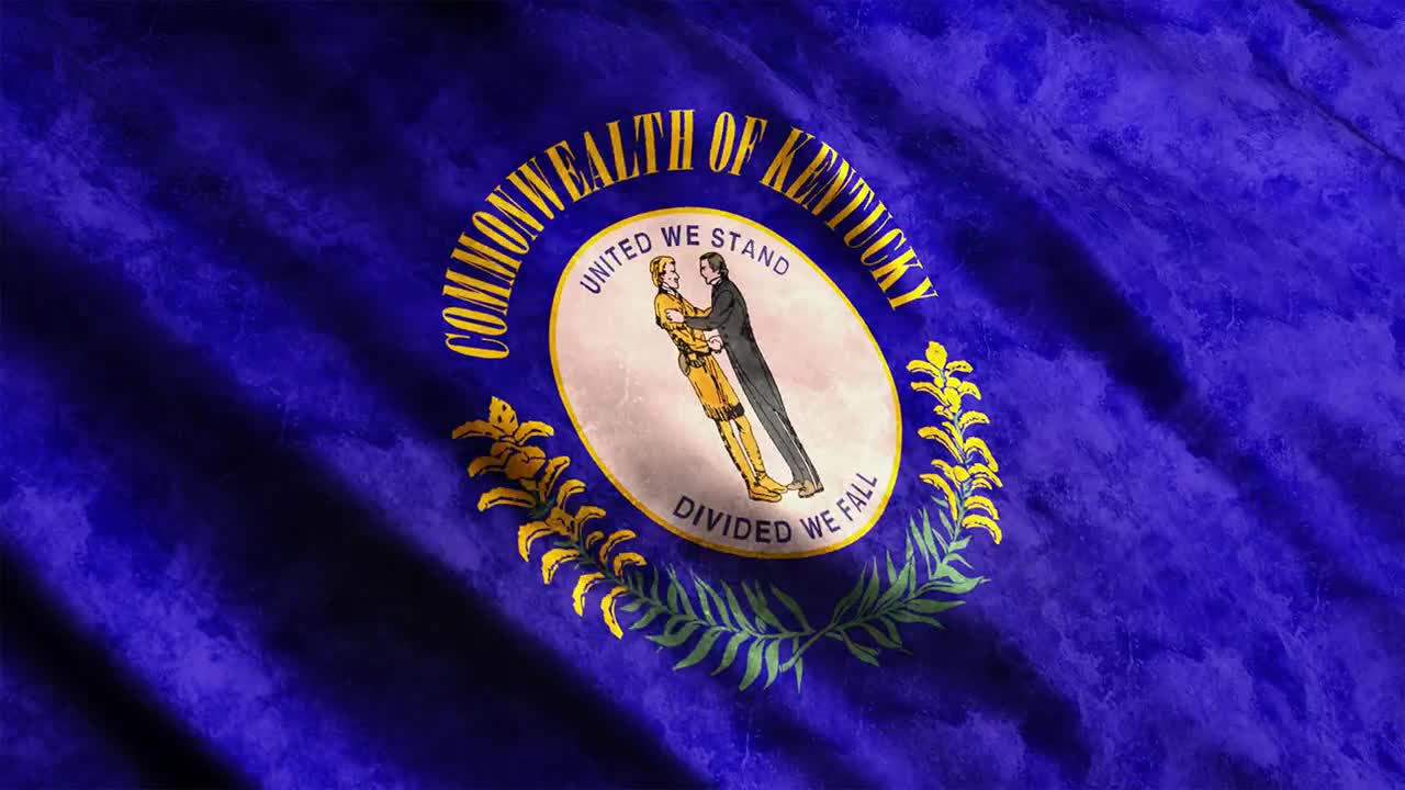Stock Video Kentucky State Flag Animated Wallpaper - Free Download