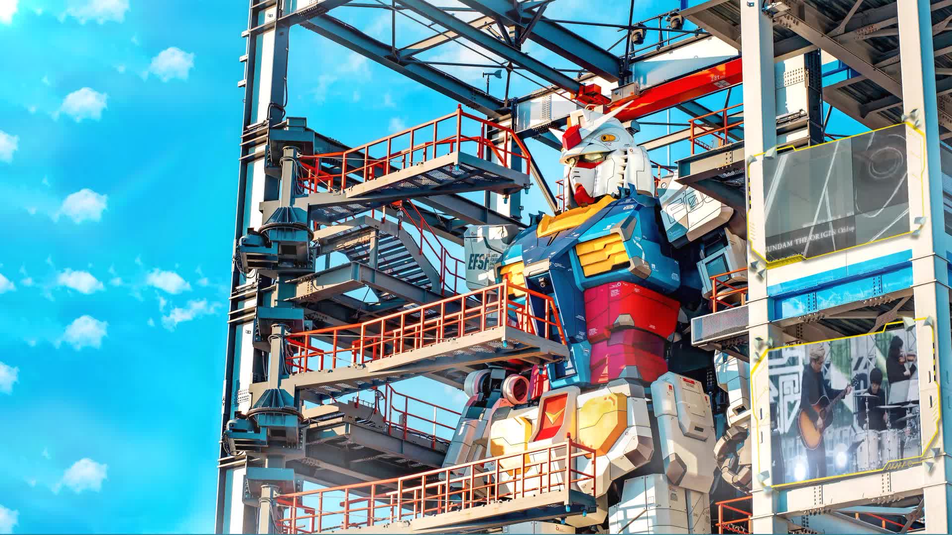 Gundam Factory Anime Live Wallpaper - Free Download