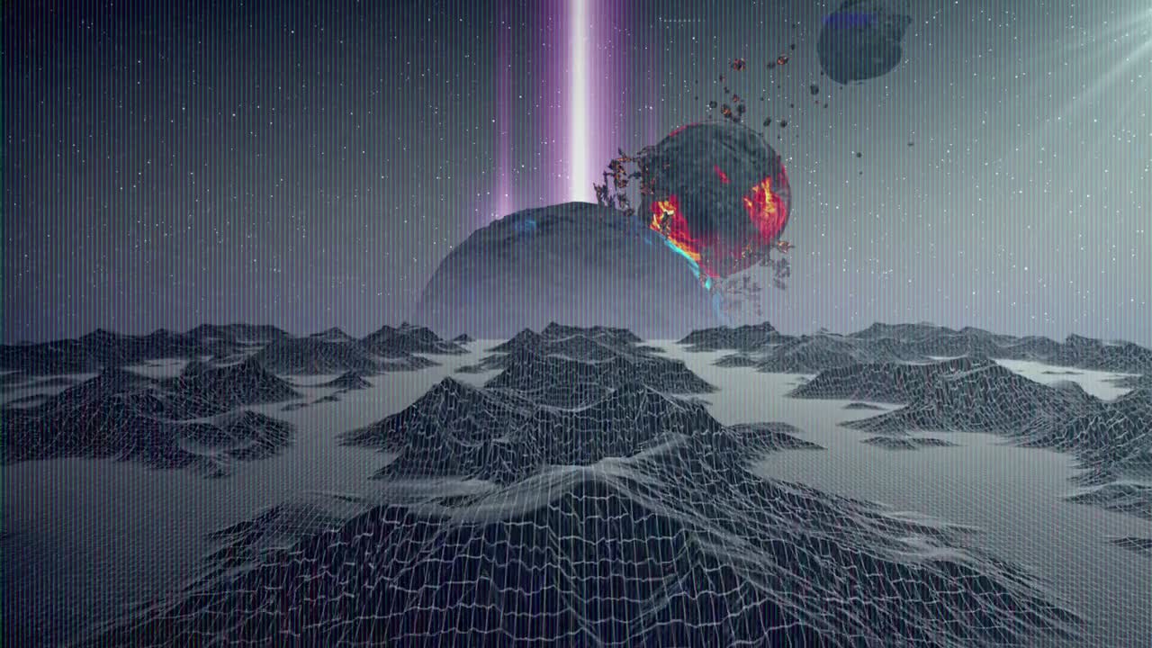 Stock Video Cyberpunk World In The Space Live Wallpaper For PC - Free Download