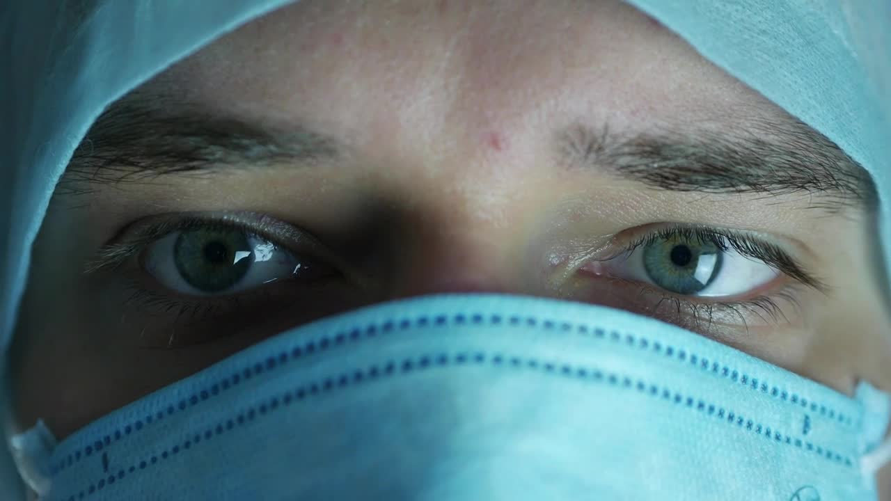 Free Stock Video Sad Doctor With Face Mask Live Wallpaper - Free Download