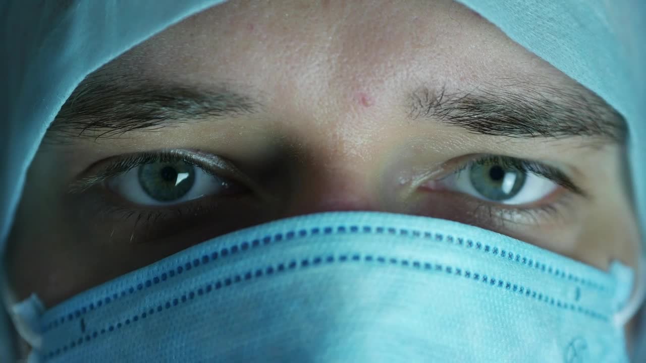 Stock Video Doctor With A Face Mask Closes His Eyes Live Wallpaper For PC - Free Download