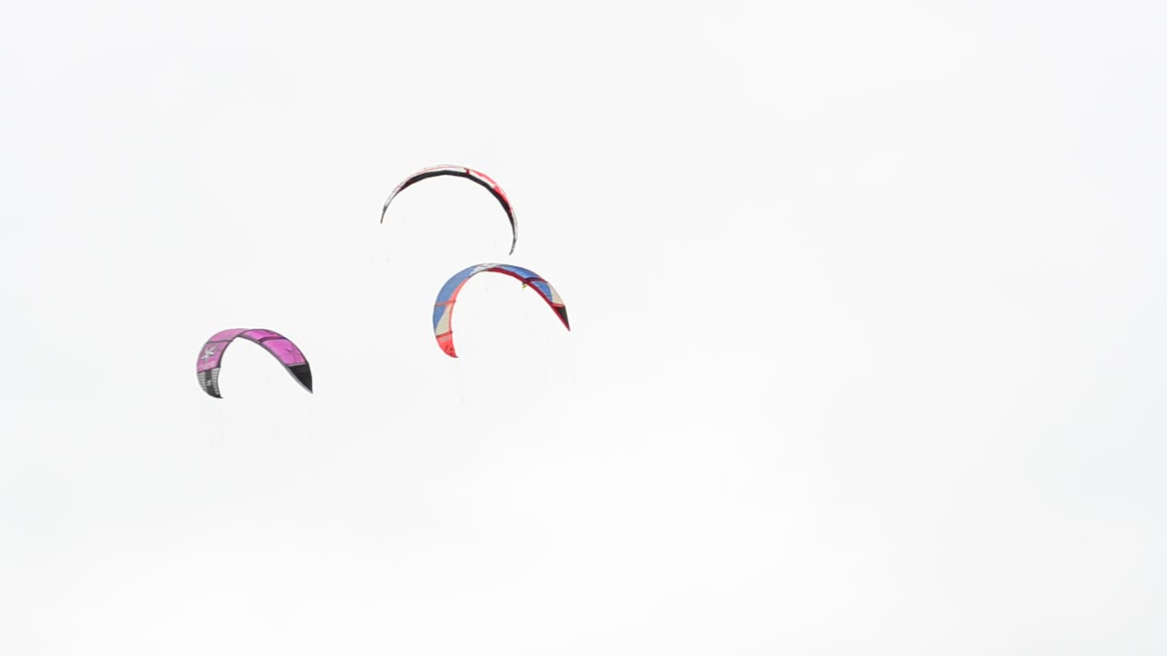 Free Video Stock three parachutes coming down through the sky Live Wallpaper - Free Download