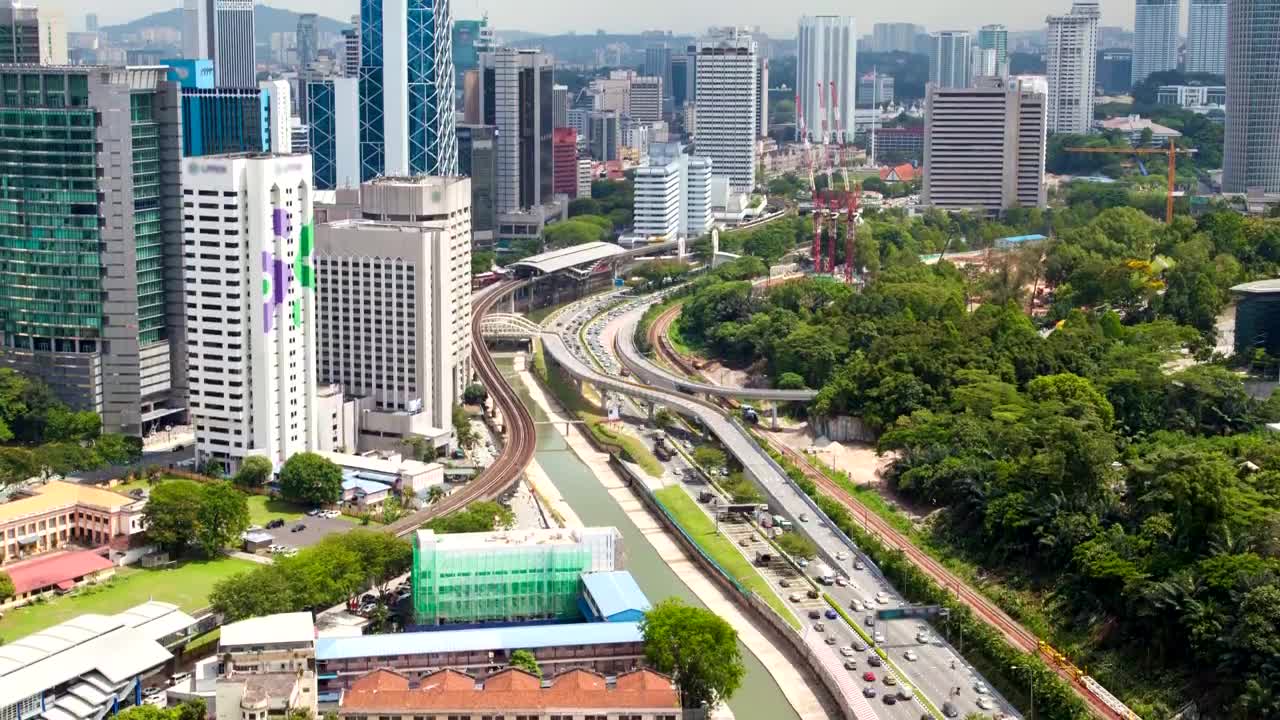 Video Stock City Buildings And Traffic In Kuala Lumpur Live Wallpaper For PC - Free Download