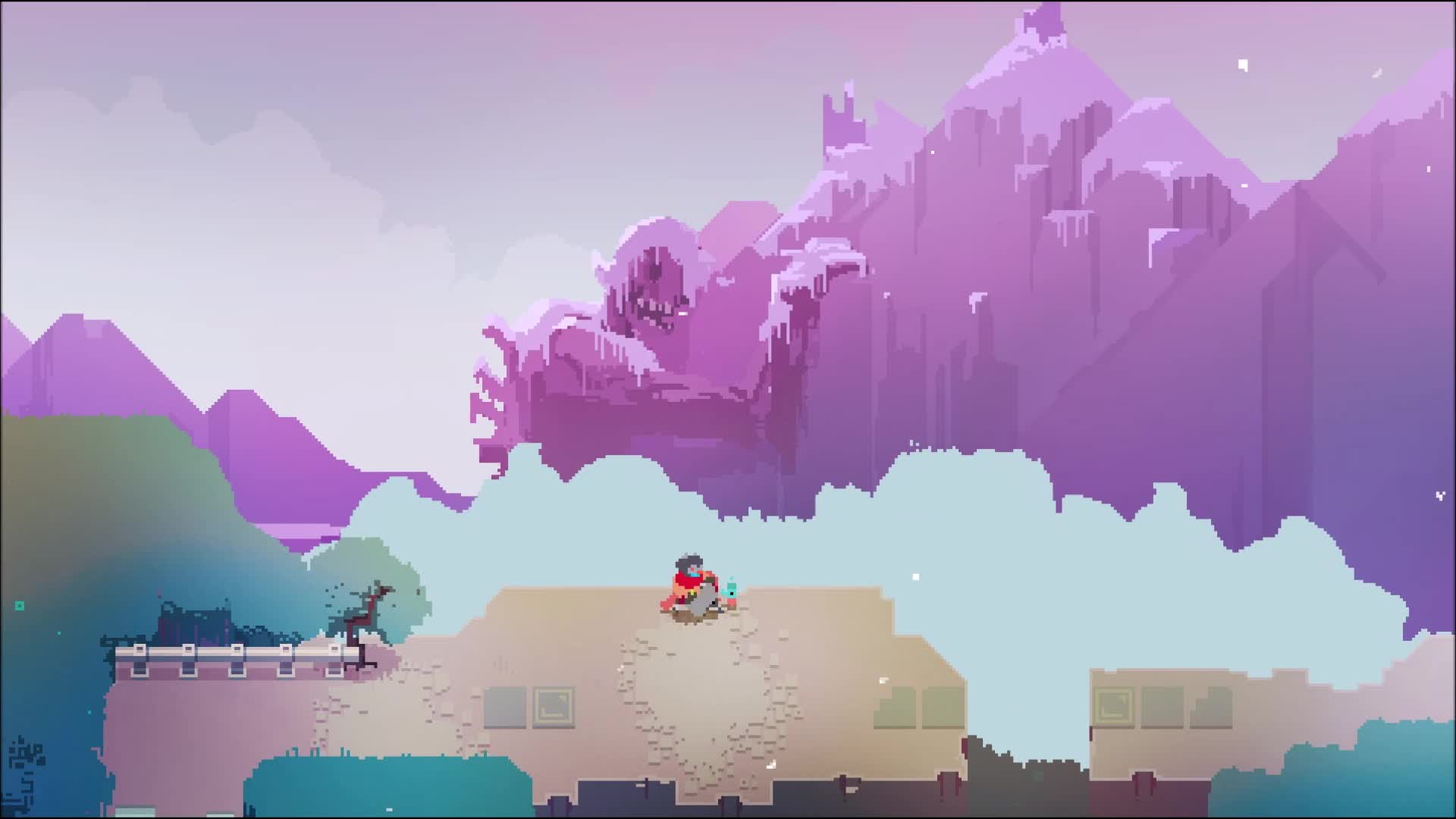 Drifter Mountain Giant Animated HD Wallpaper - Free Download