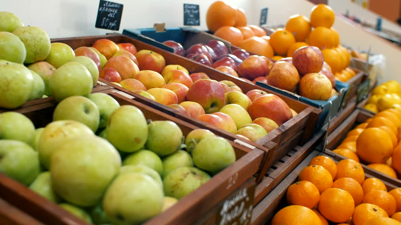 Stock Video Fruits In A Market Close Up Live Wallpaper For PC - Free Download