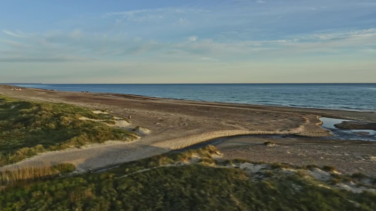 Stock Video Done Flying Over An Empty Beach Live Wallpaper For PC - Free Download