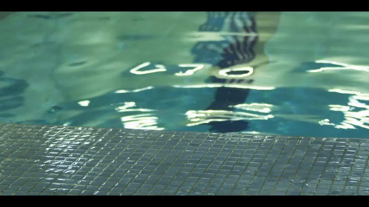 Stock Video Male Swimmer Coming Out Of A Pool Animated Wallpaper - Free Download