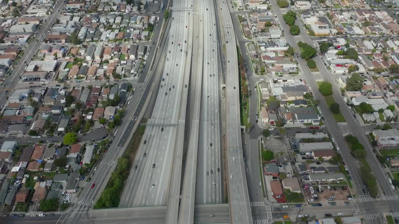 Free Stock Video Wide Highway Crossing The City Of Los Angeles Live Wallpaper - Free Download