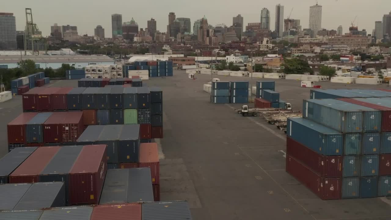 Stock Video Containers For Transporting Goods In The Port Live Wallpaper For PC - Free Download