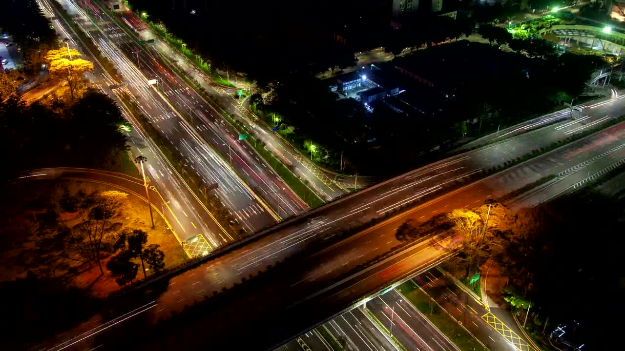 Free Stock Video Shenzhen Highway Junction With Fast Traffic Live Wallpaper - Free Download