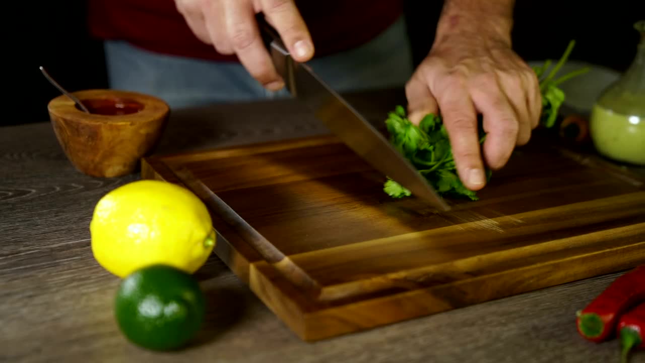 Video Stock Chopping Up Herbs For Dinner Live Wallpaper For PC - Free Download