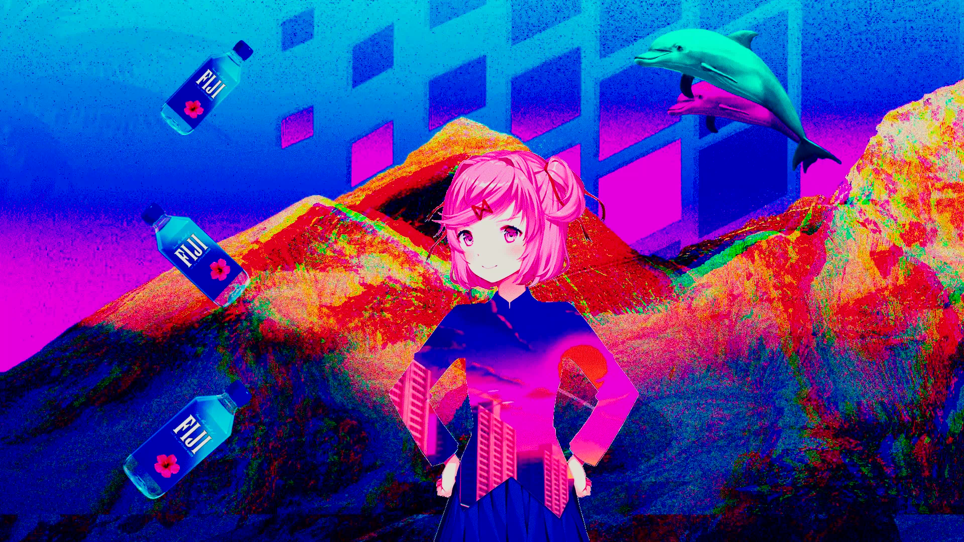 Natsuki wave 4K 60FPS Live Wallpaper - Free Download