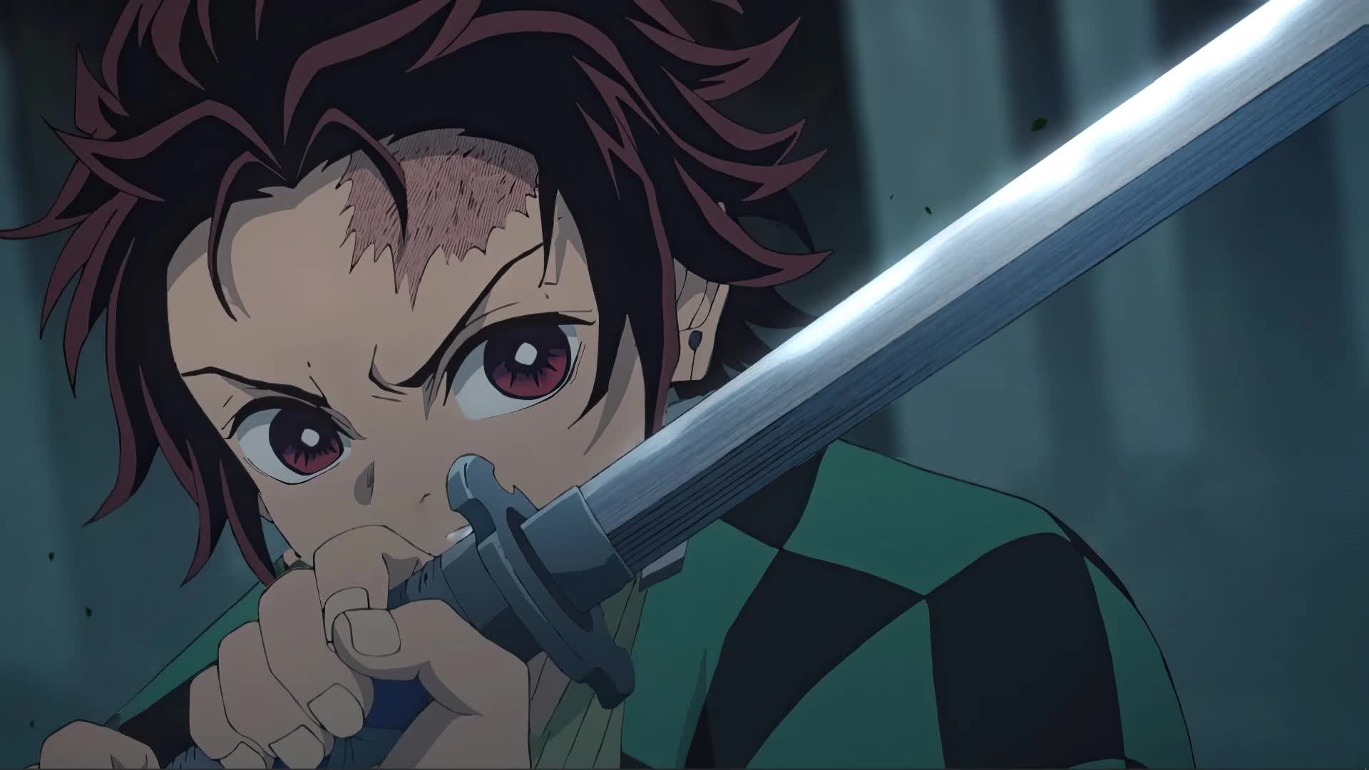 Tanjiro Kamado With Sword - Demon Slayer Anime Live Wallpaper - Free Download