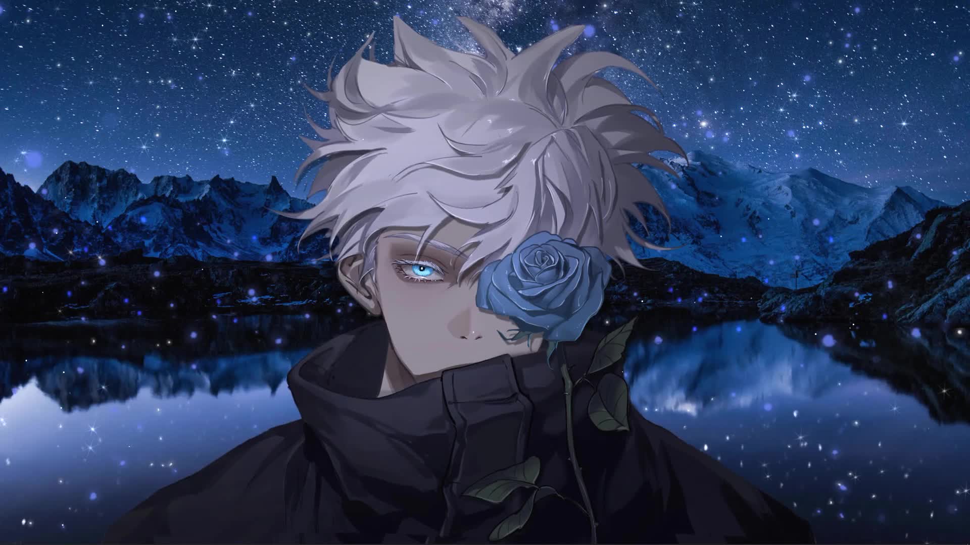 Anime Gojo Satoru Clean Version Live Wallpaper - Free Download