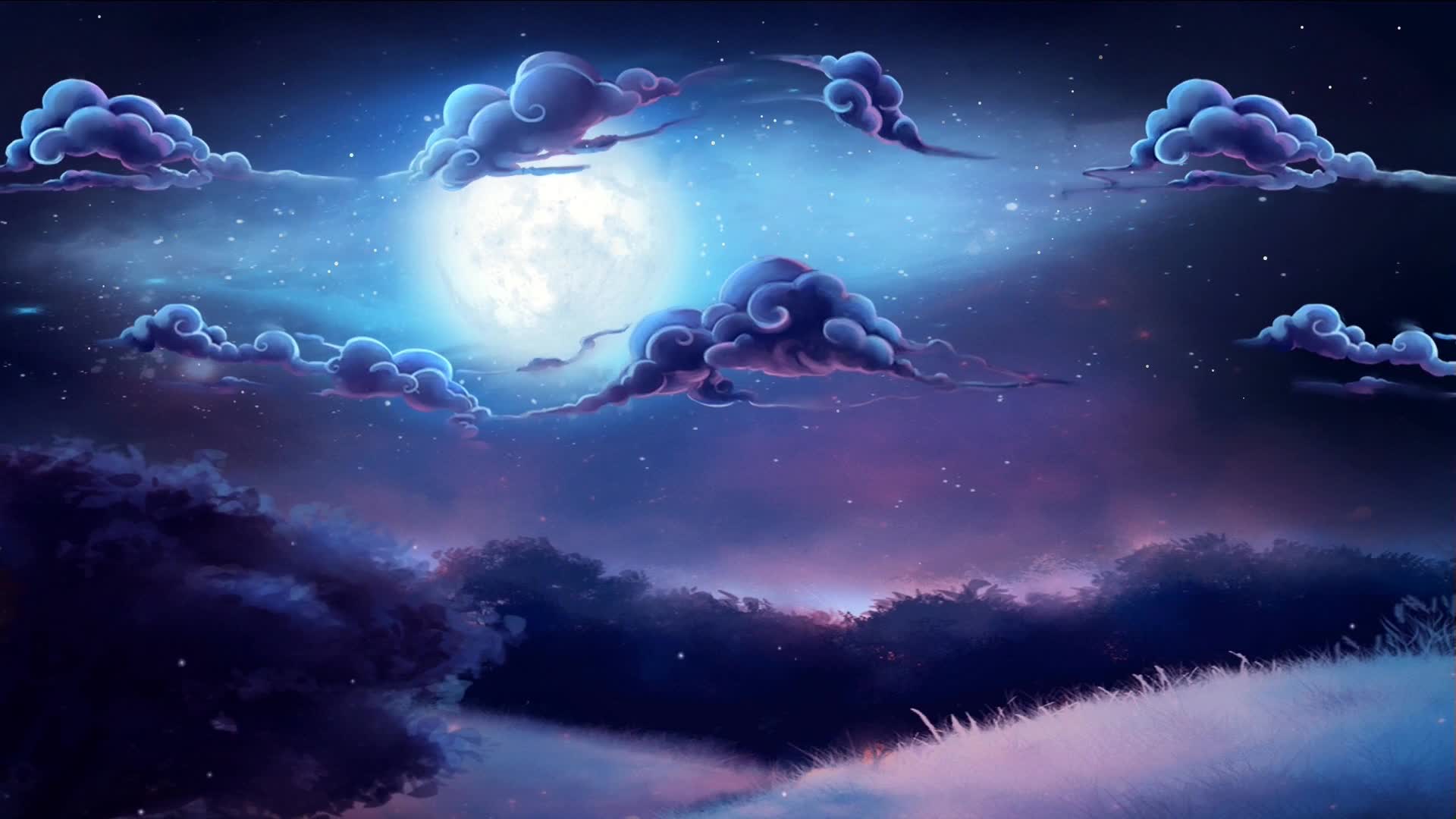 Cloudy Night Sky Live Wallpaper Free 1 - Free Download
